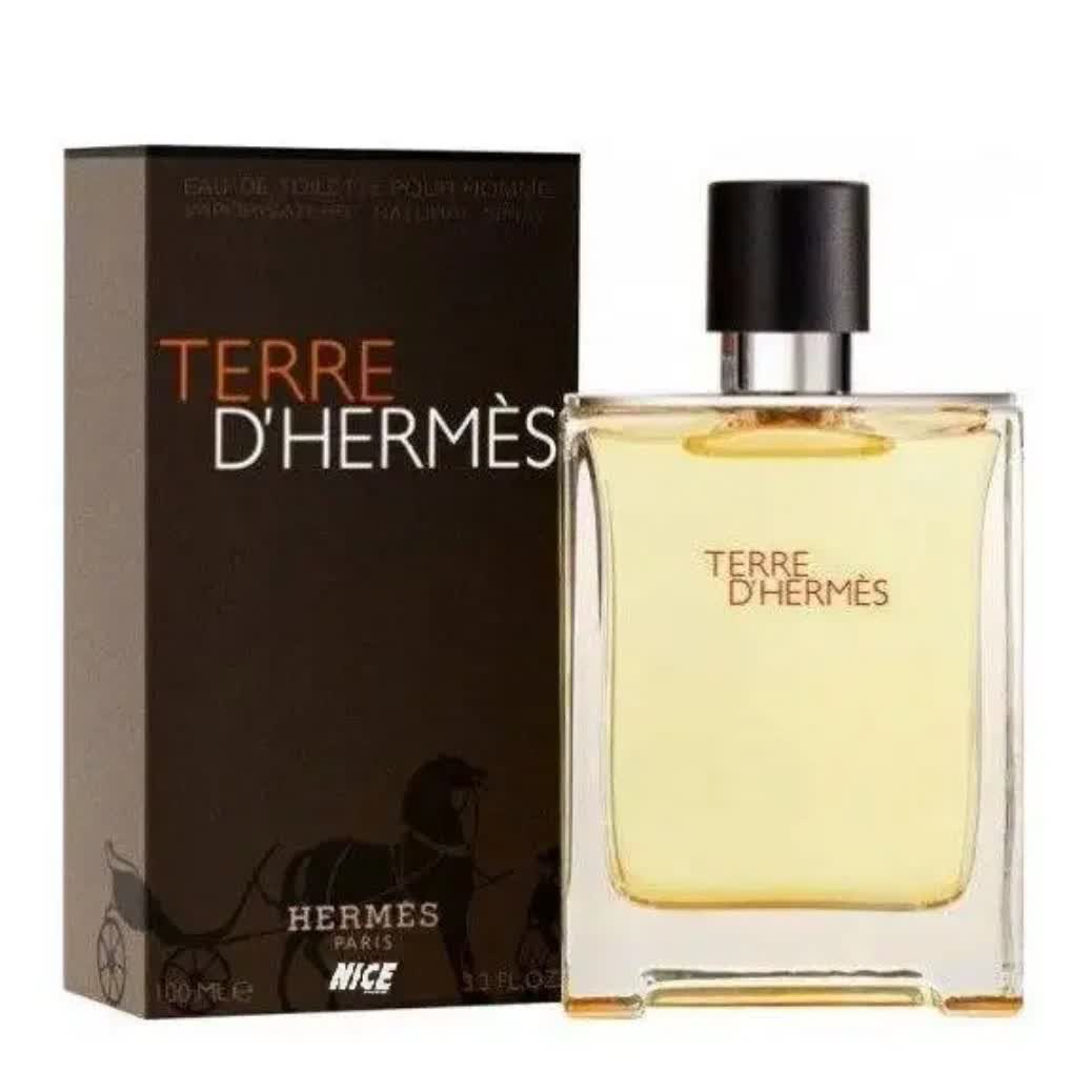 ادکلن مردانه هرمس عطر تلخ تق هرمس Hermes Terre d