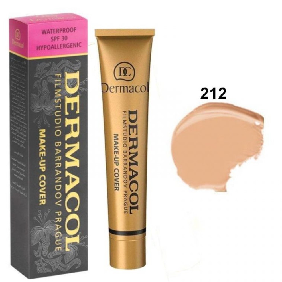کرم پودر درماکول اصلی هلوگرام دار dermacol گیاهی