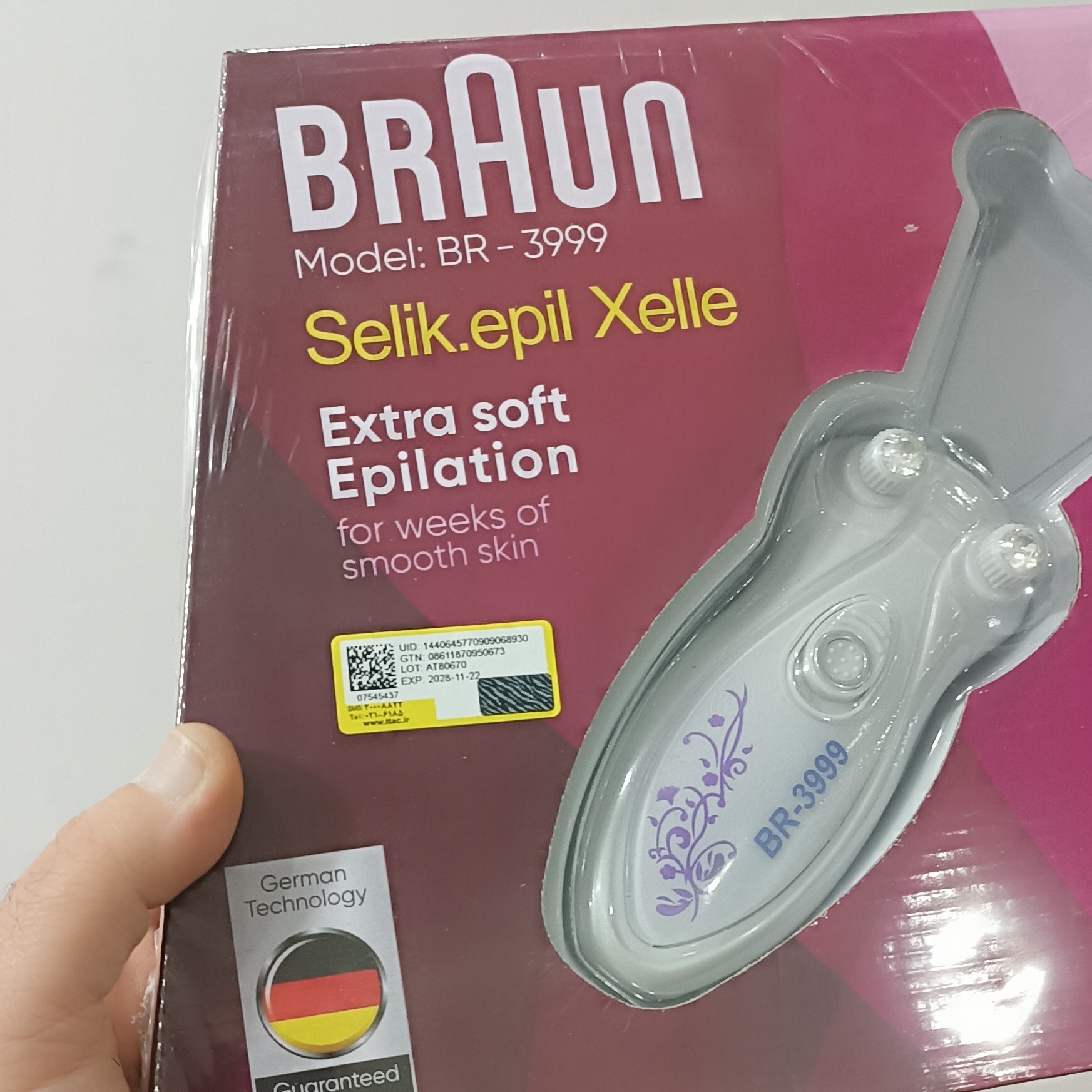 بندانداز برقی براون اورجینال ساخت آلمان Baraun