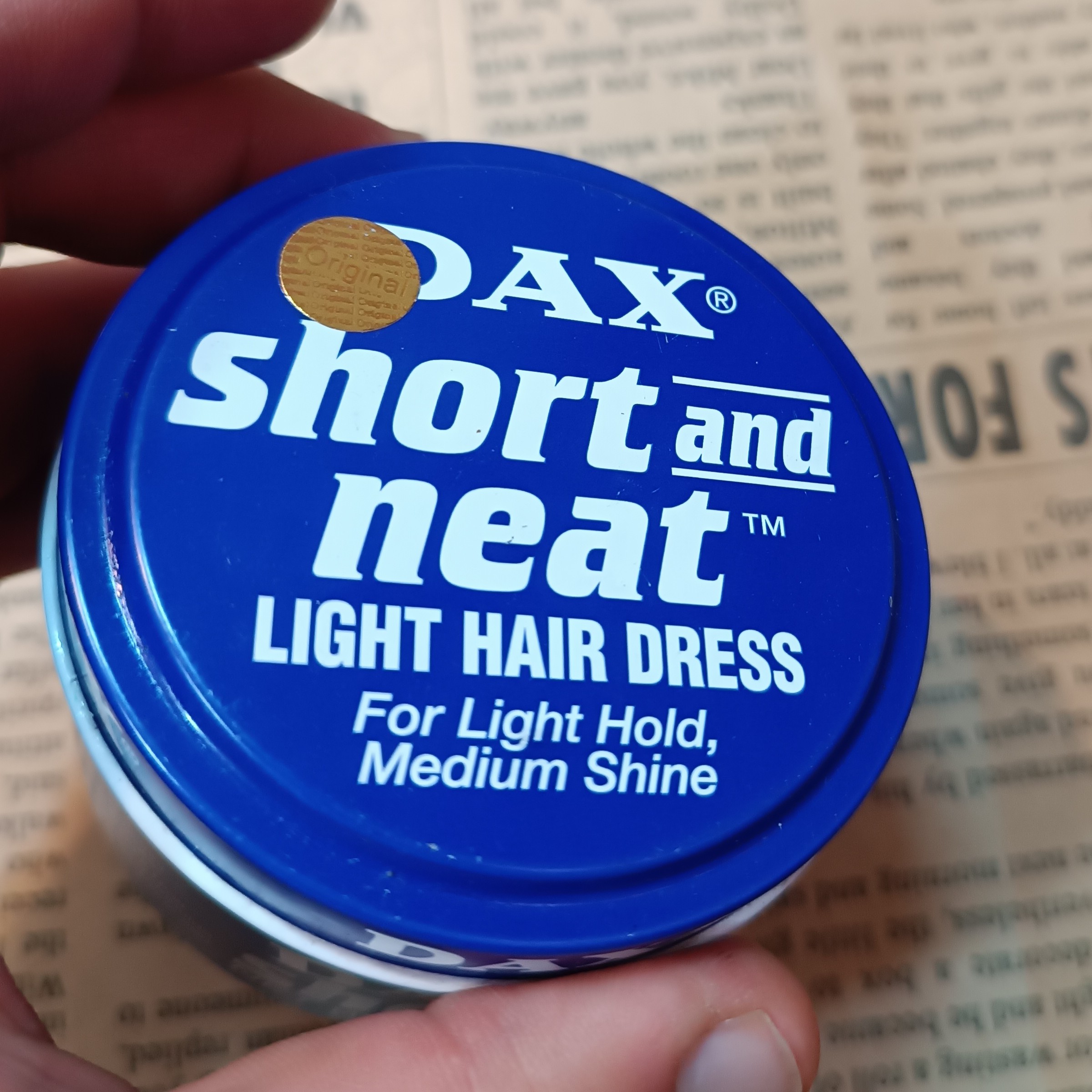 داکس آبی dax short and neat واکس مو داکس امریکایی اورجینال
