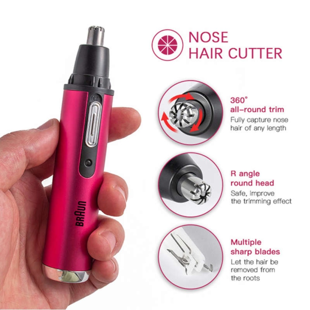 ماشین اصلاح موزن بینی خطزن 3کاره براون اورجینال Braun