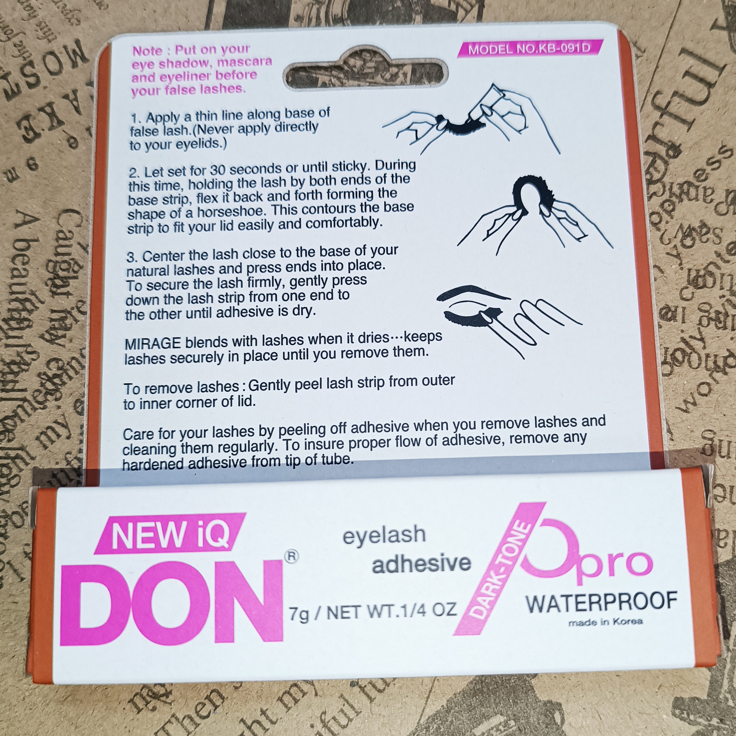 چسب مژه دان اورجینال don چسب کاشت مژه مصنوعی دون Don