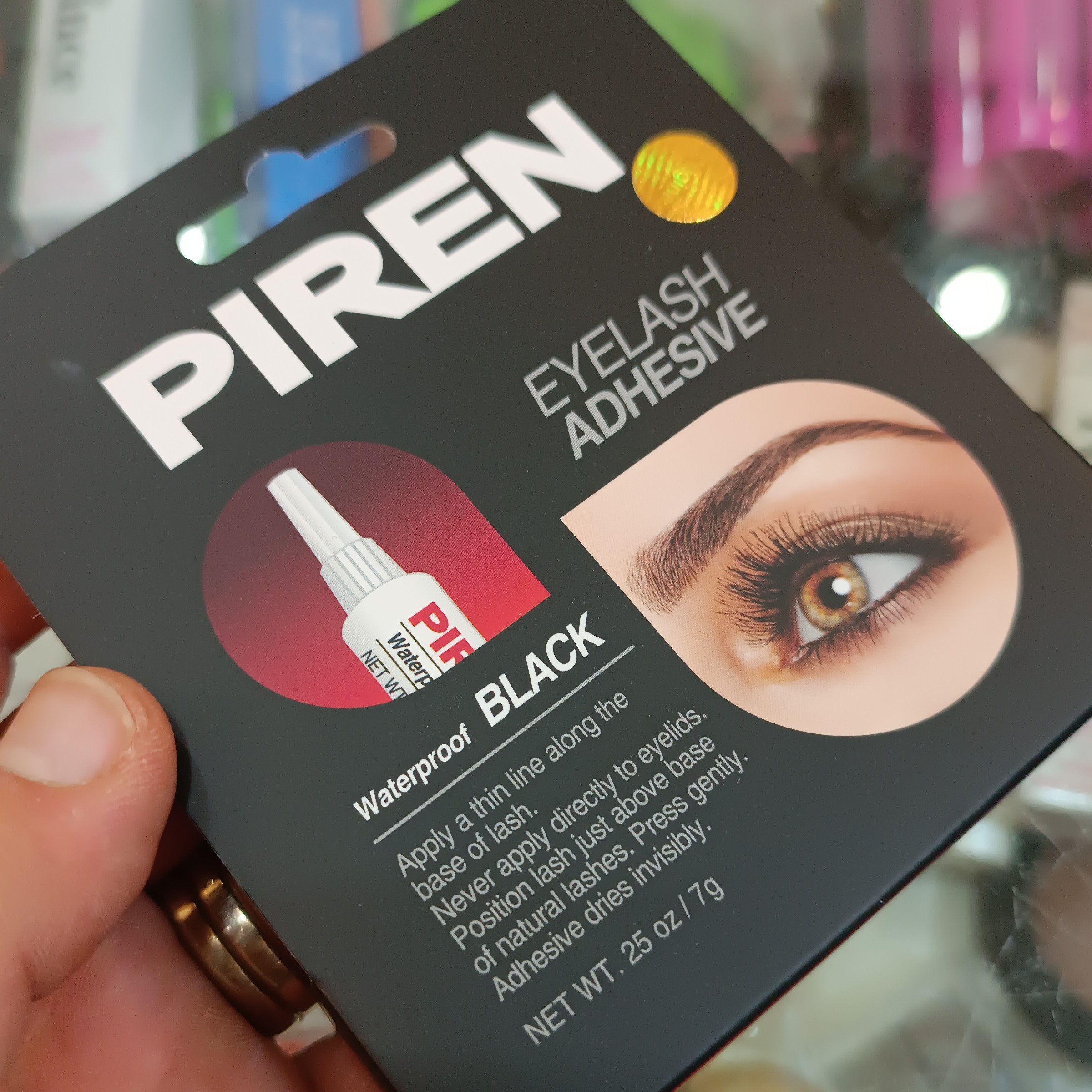 چسبمژه پیرن اورجینال 7 گرمی Piren مشکی تیوپی چسب کاشتمژه