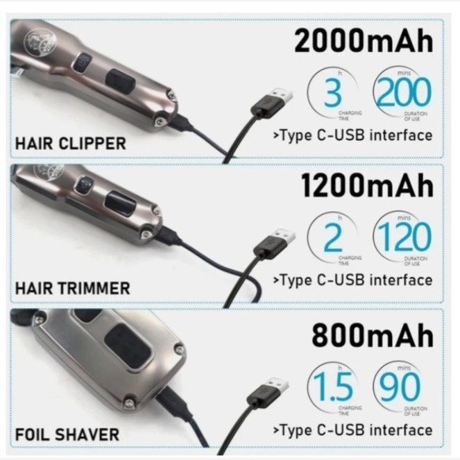 ماشین اصلاح 3 قلو وی جی ار مدل V-675s3