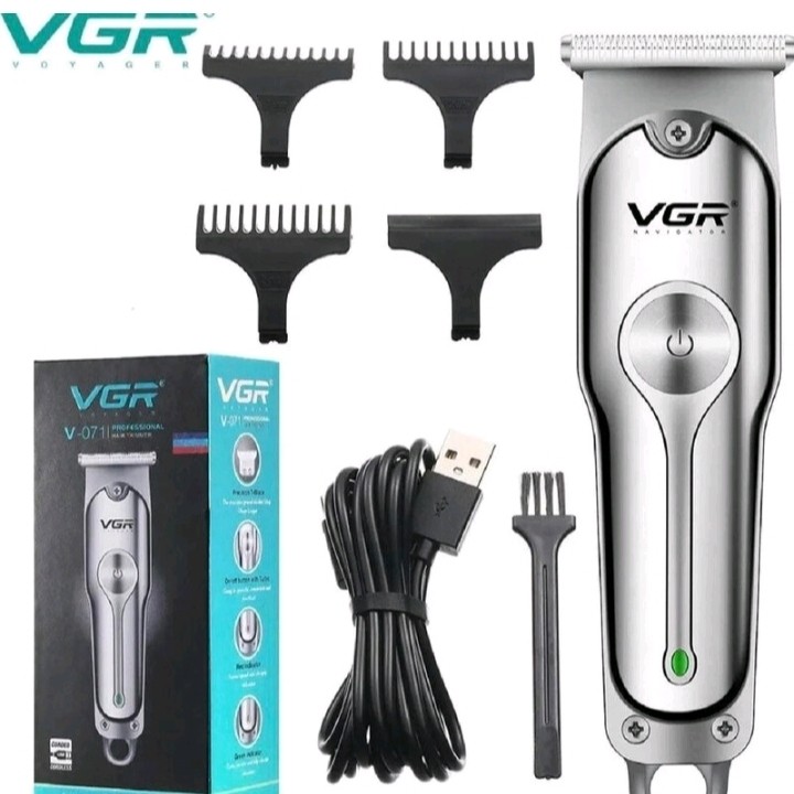 ماشین اصلاح موی سر و صورت وی جی ار مدل V-071 اصل پلمپ شرکتی