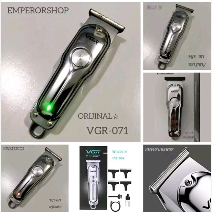 ماشین اصلاح موی سر و صورت وی جی ار مدل V-071 اصل پلمپ شرکتی