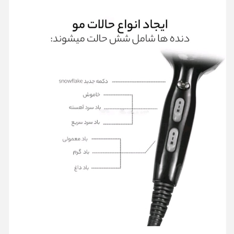 سشوار حرفه ای وی جی ار 413