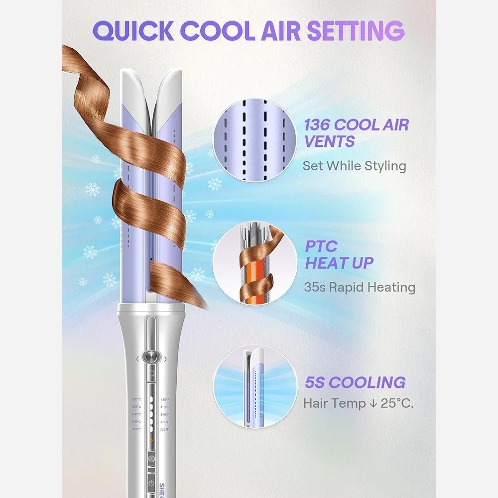 شیگلم بنفش کرلی مدل Airflow Styler Pro اصلی و اورجینال