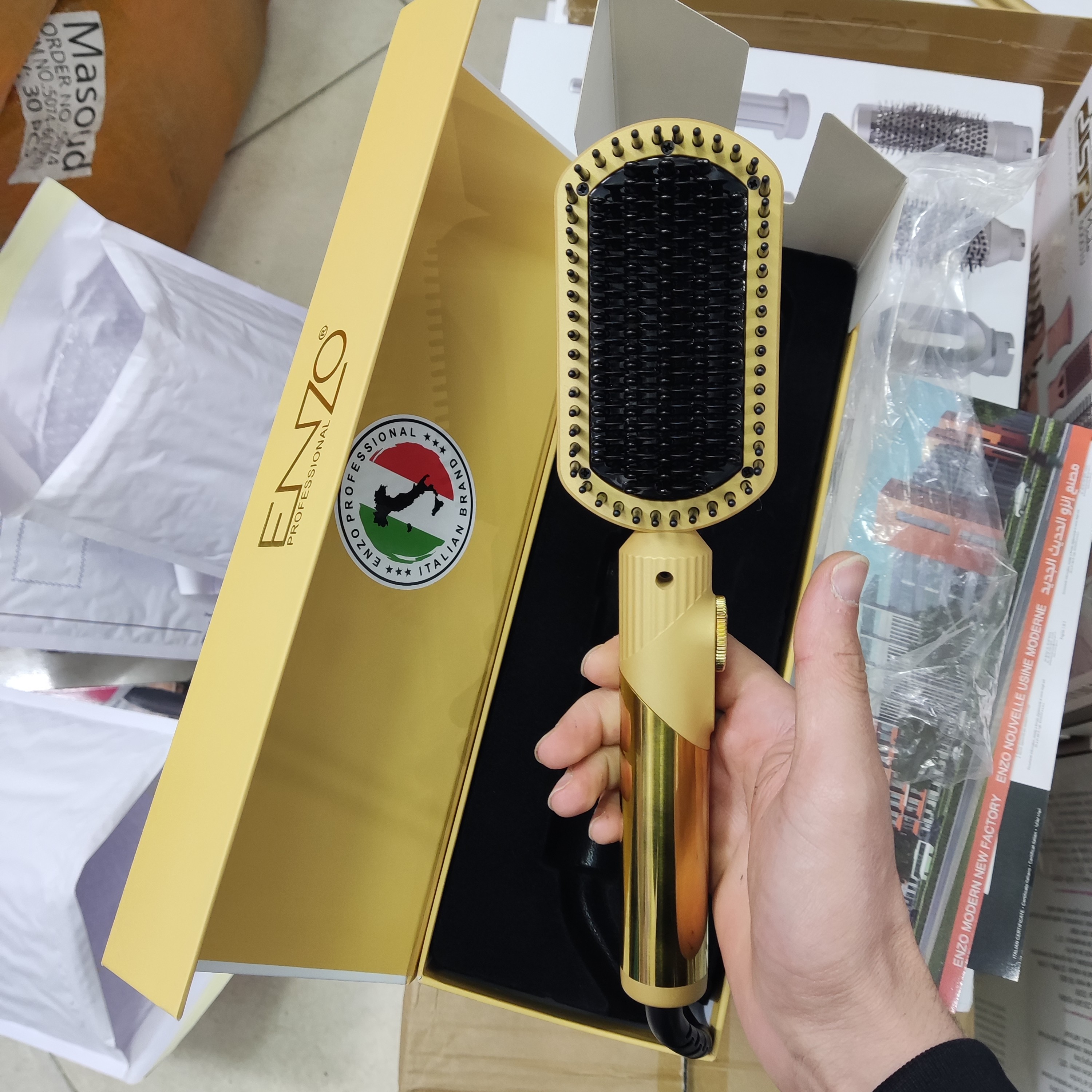 برس حرارتی یون ساز حرفه ای Enzo انزو 4002 اصلی و اورجینال