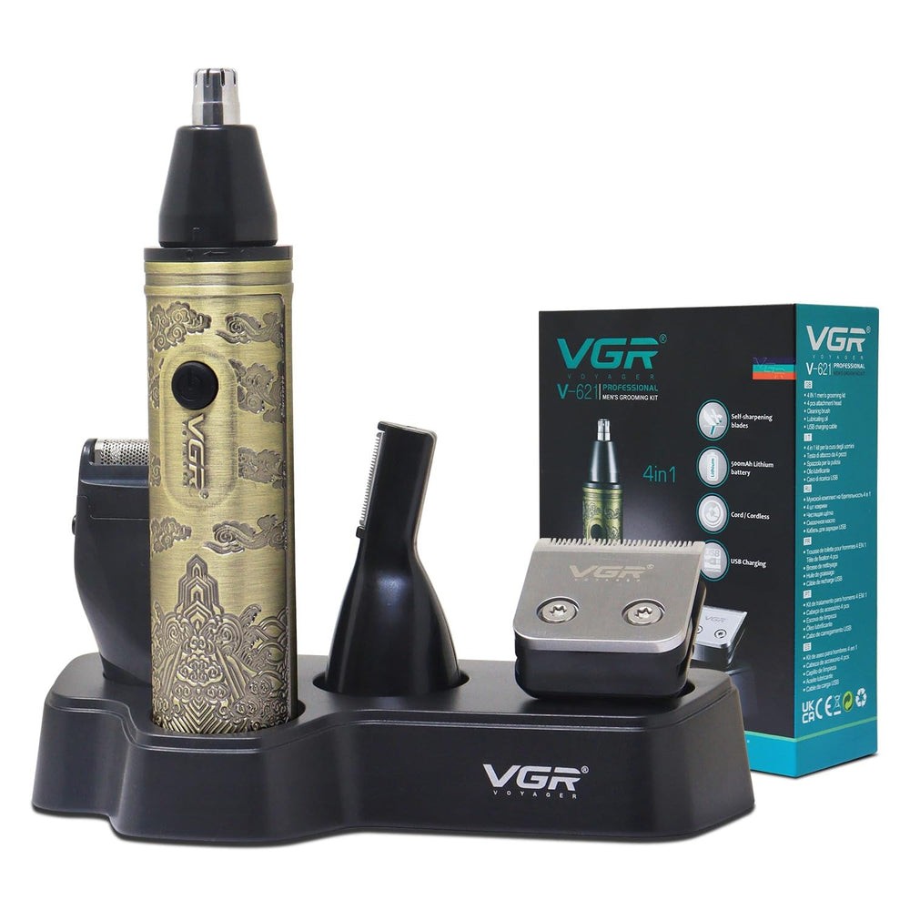 ماشین اصلاح مردانه vgr 921 (خط زن،شیور،موزن گوش و بینی،اصلاح ابرو)