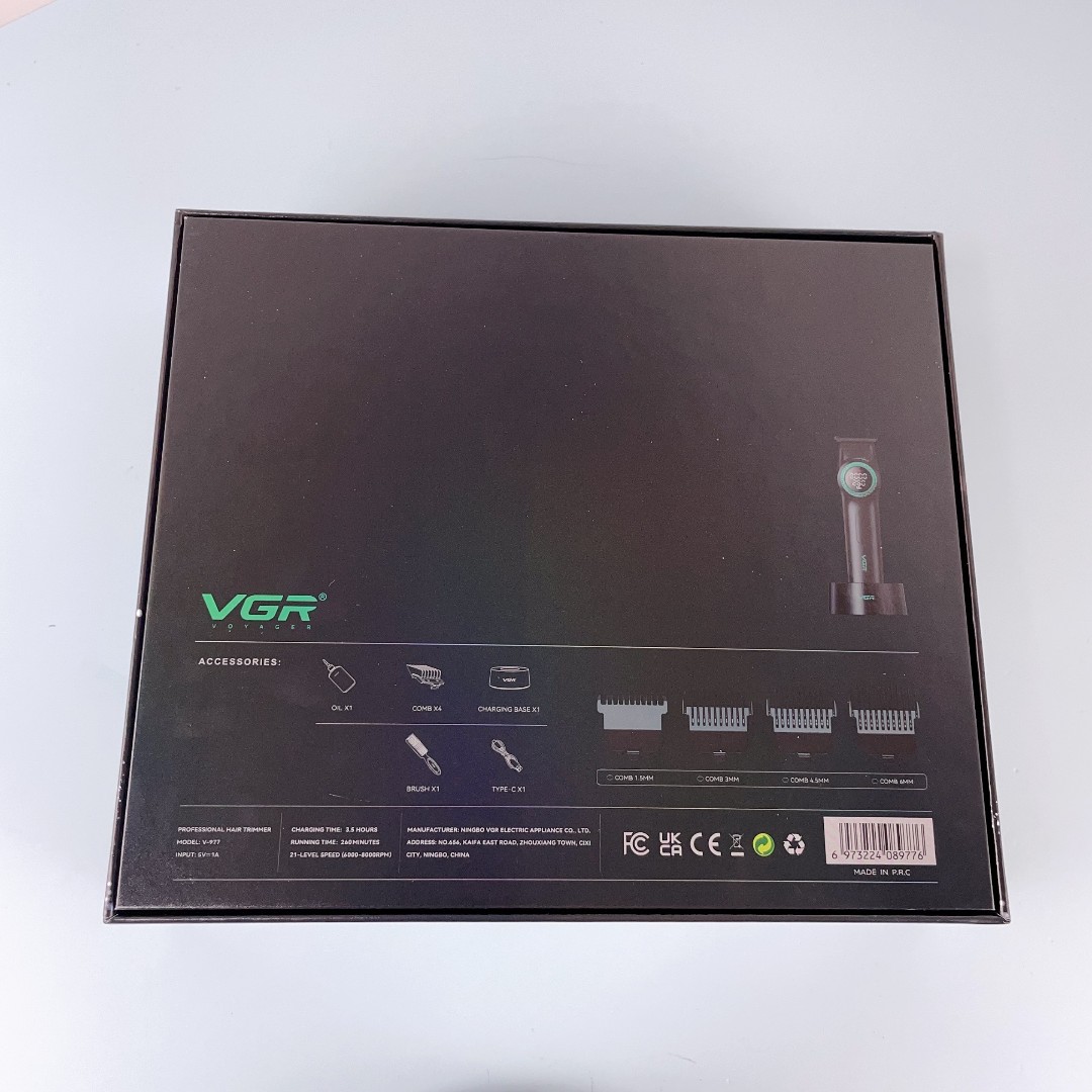 ماشین اصلاح حرفه ای وی جی آر VGR V-977 اصلی و اورجینال