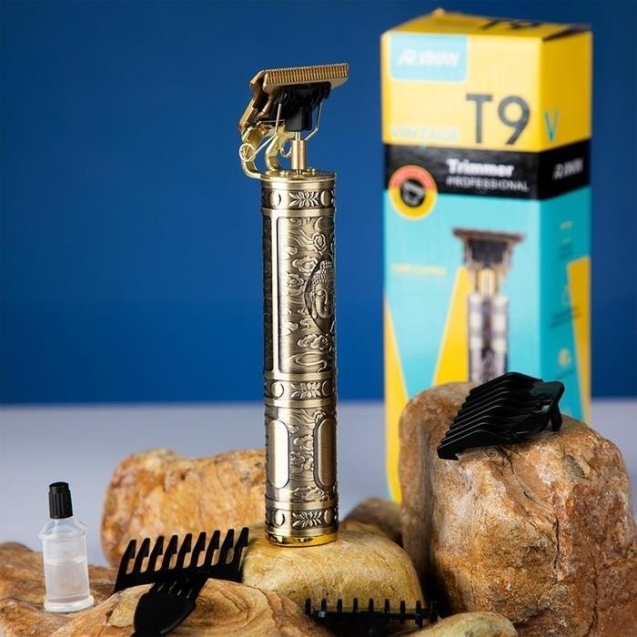 ریش تراش و خط زن طرح سلطنتی- تیغه بزرگ و فلزی-کیفیت عالی