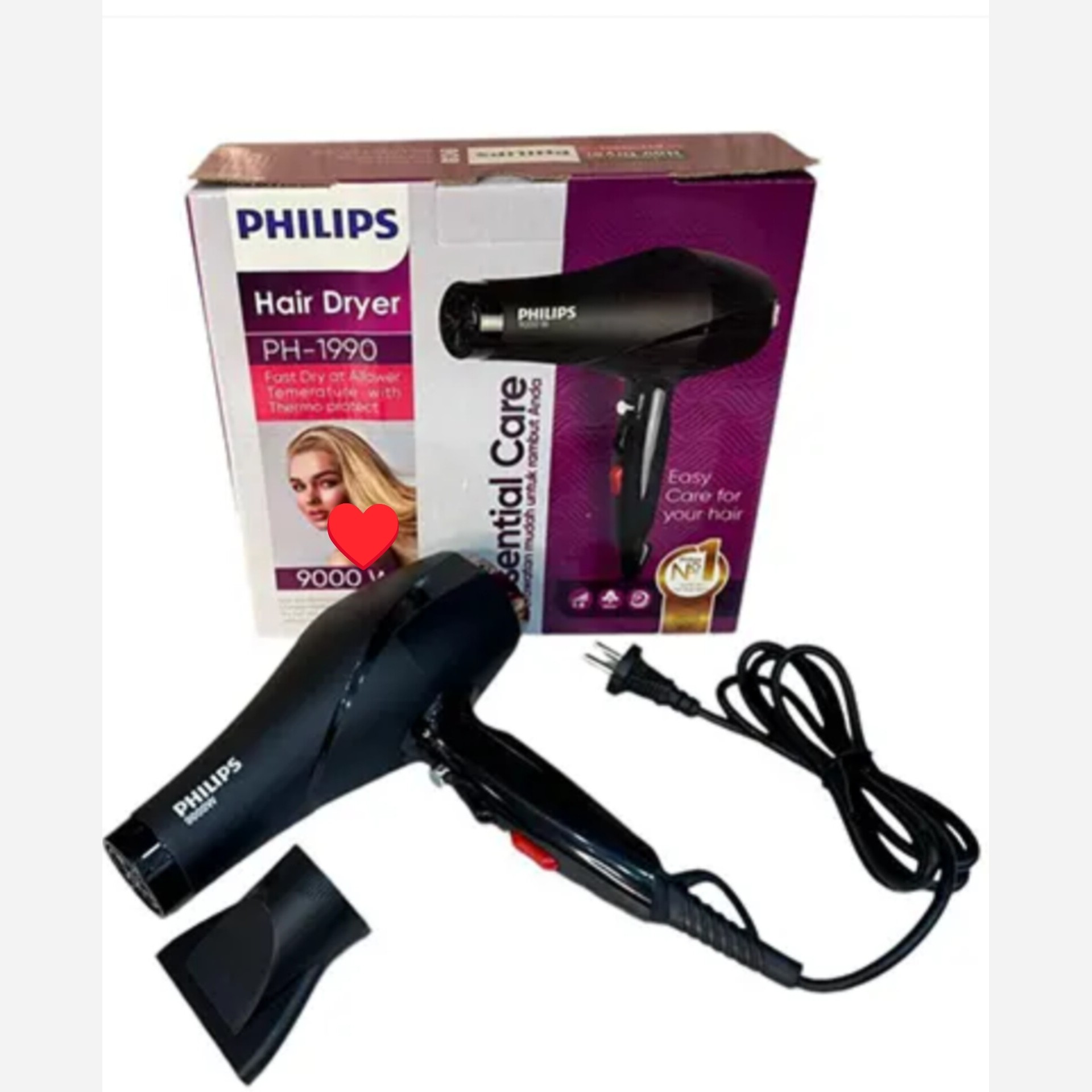 سشوار فیلیپس 9000 وات با گارانتی کد01