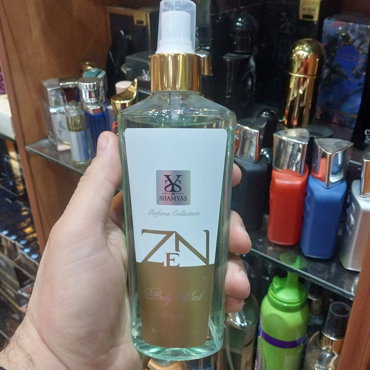 بادی اسپلش بدن 200 میل شمیم یاس با رایحه زنانه شیدو ZEN