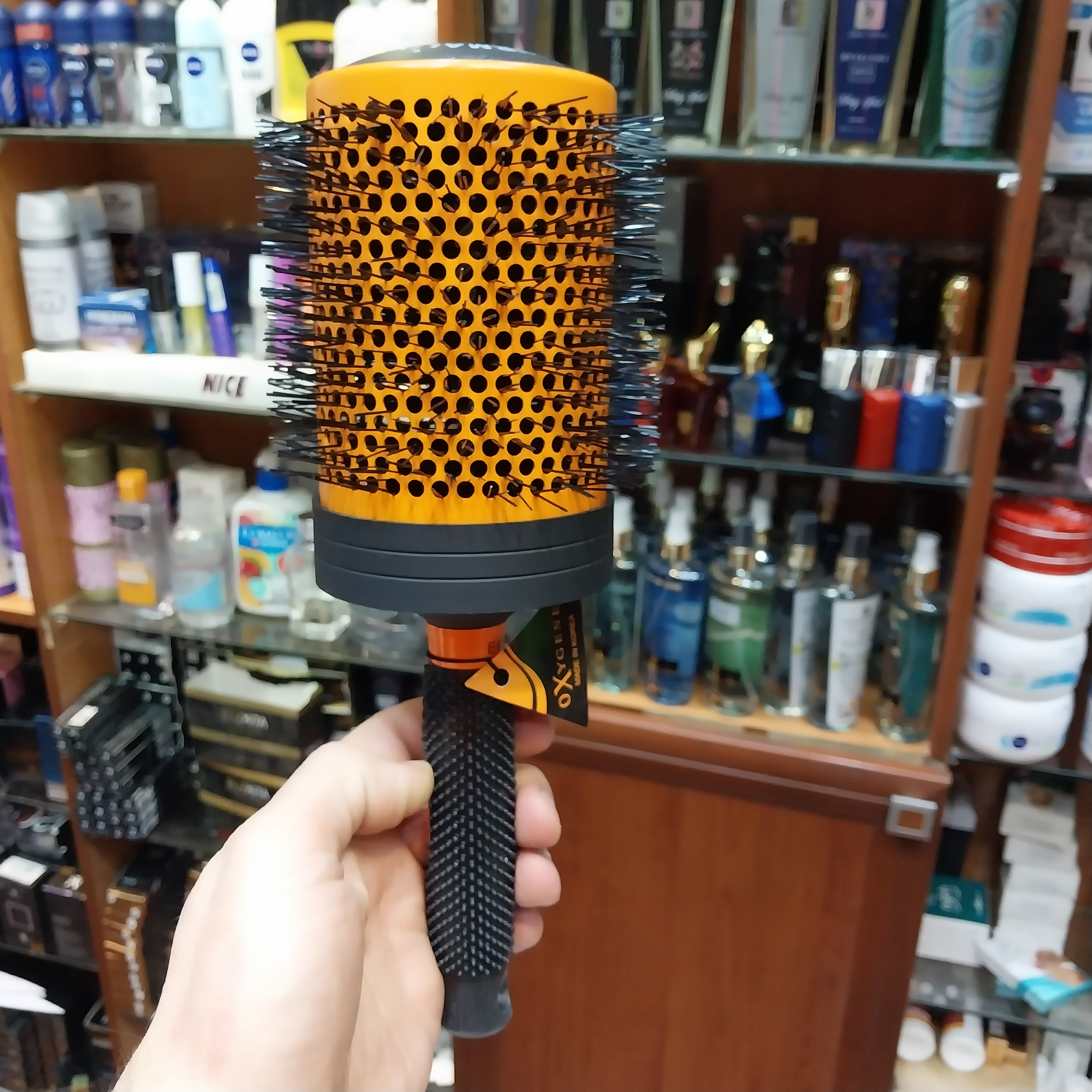 برس سشوار گرد اکسیژن مدل 1511 سایز 80