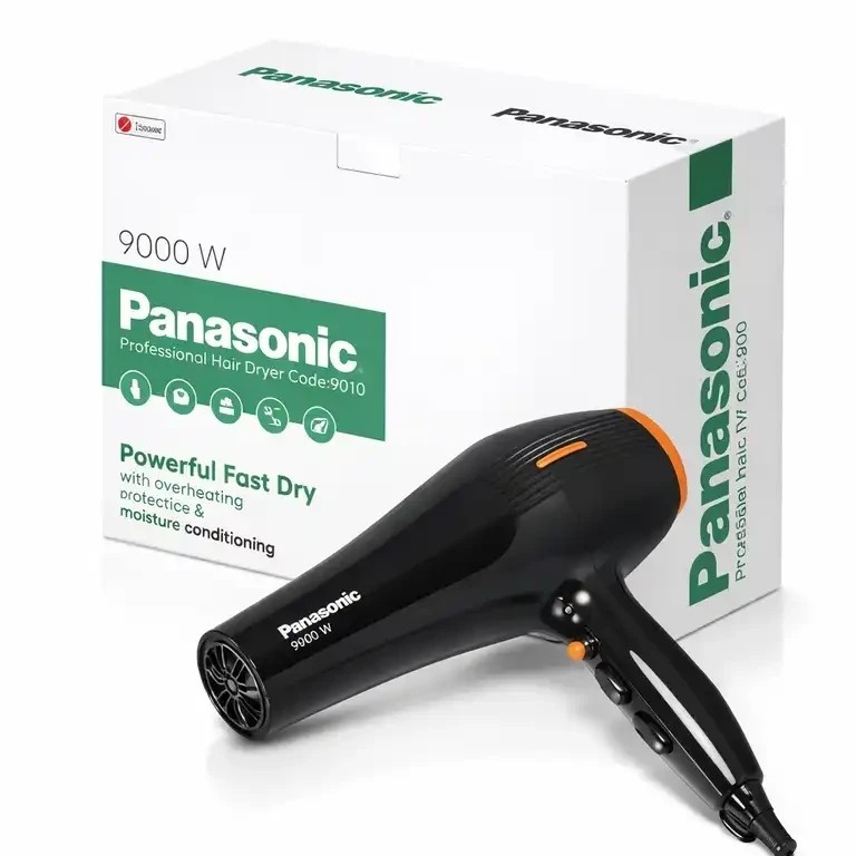 سشوار پاناسونیک مدل PA-9010 توان 9000w /اقساطی 6ماهه/ارسال رایگان