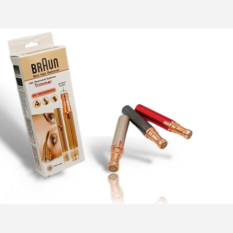 شیور ماتیکی زنانه سه کاره براون BRAUN GERMANY 3IN1 شیور بانوان تیغ نانو دور متور 64 هزار.