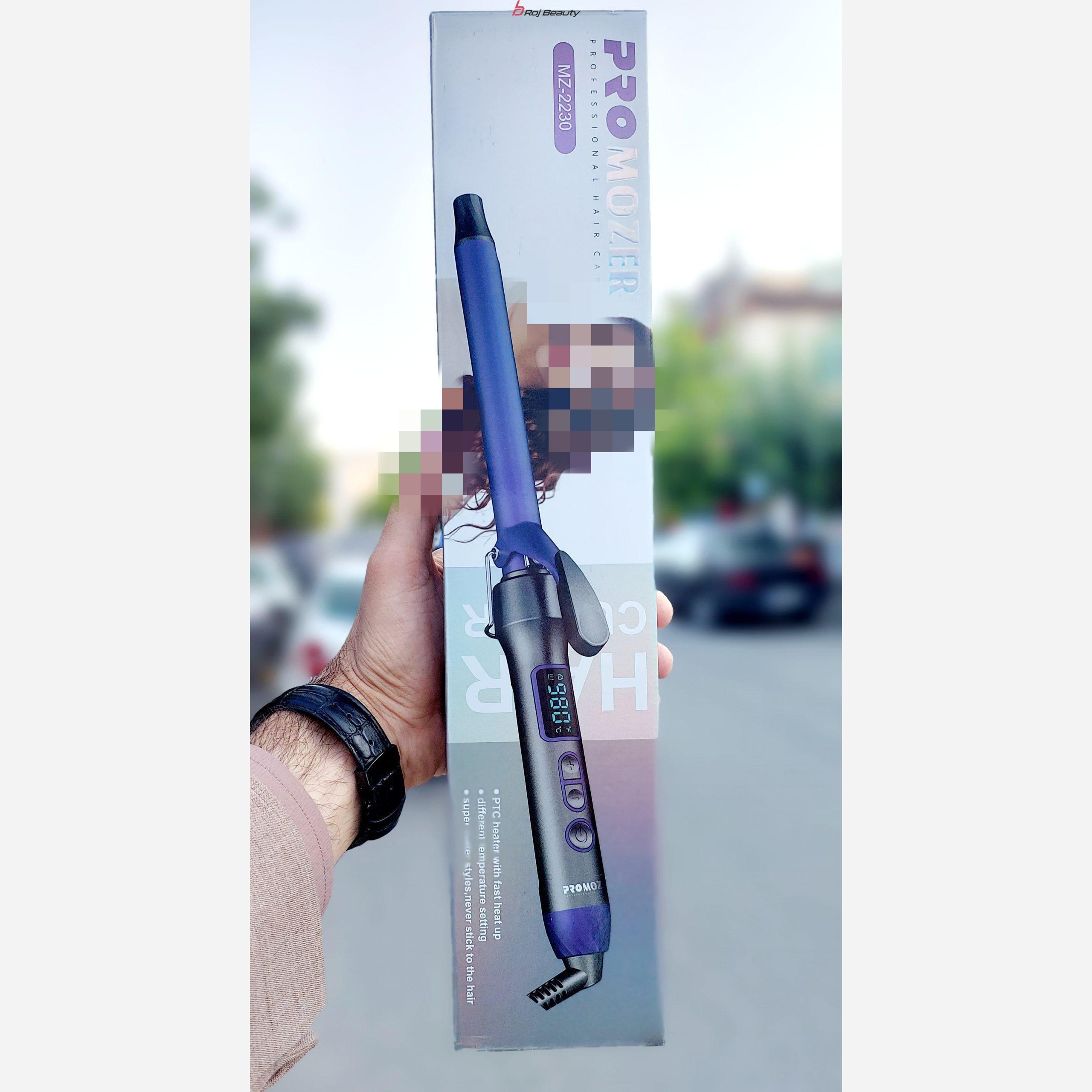 فر کننده مو پروموزر مدل MZ-2230 سایز 9 میل
