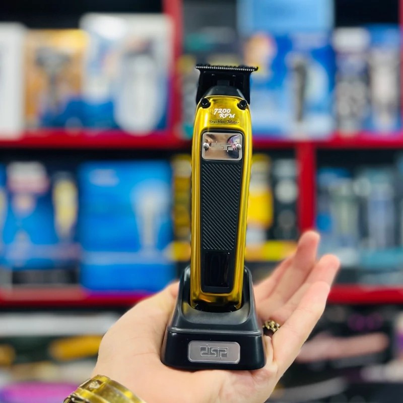 ماشین اصلاح صفر زن خط زن حرفه ای سالنی موتور براشلس دی اس پی DSP 91408.