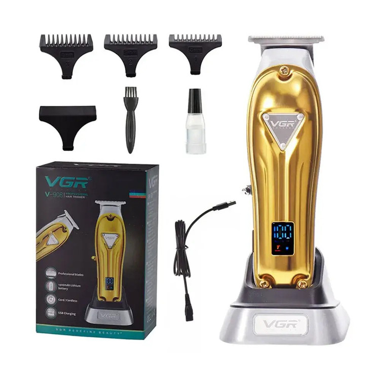 ماشین اصلاح موی سر و صورت وی جی ار مدل V-908.