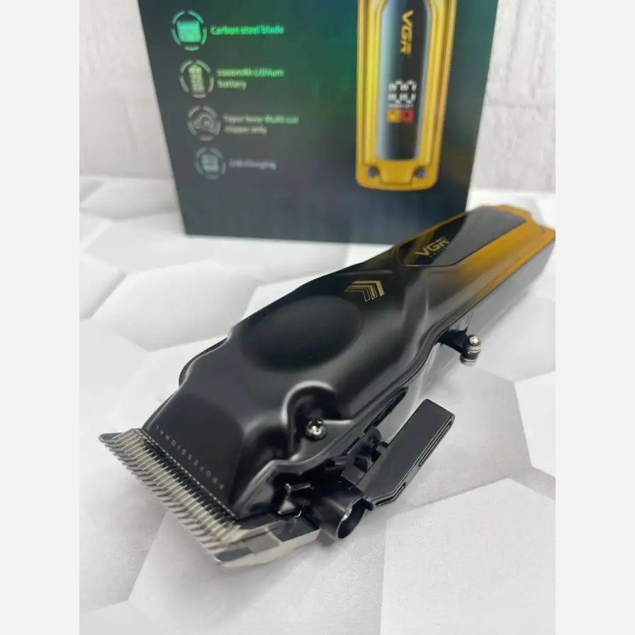 ماشین اصلاح حجم زن موی سر کلیپر حرفه ای وی جی آر مدل V-656.
