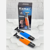 ماشین اصلاح کیمی مدل KM-1910 در دو رنگ نارنج و آبی