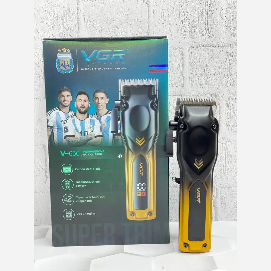 ماشین اصلاح حجم زن موی سر کلیپر حرفه ای وی جی آر مدل V-656