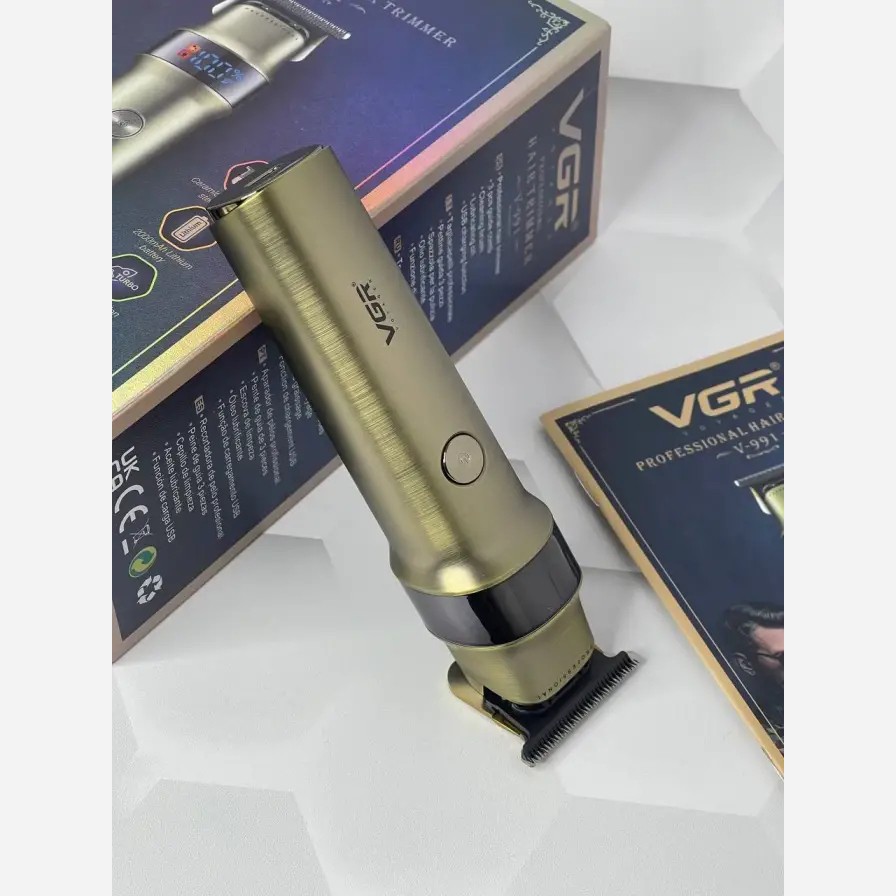 ماشین اصلاح خط زن و صفر زن موی سر و صورت وی جی ار مدل V-991