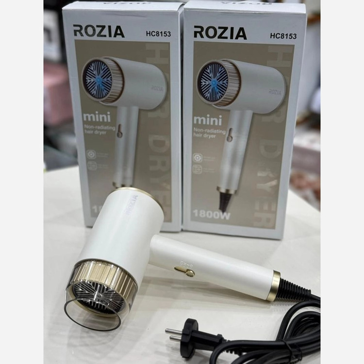 سشوار مسافرتی 1800 وات روزیا مدل Travel hair dryer 1800 watts Rosia model .
