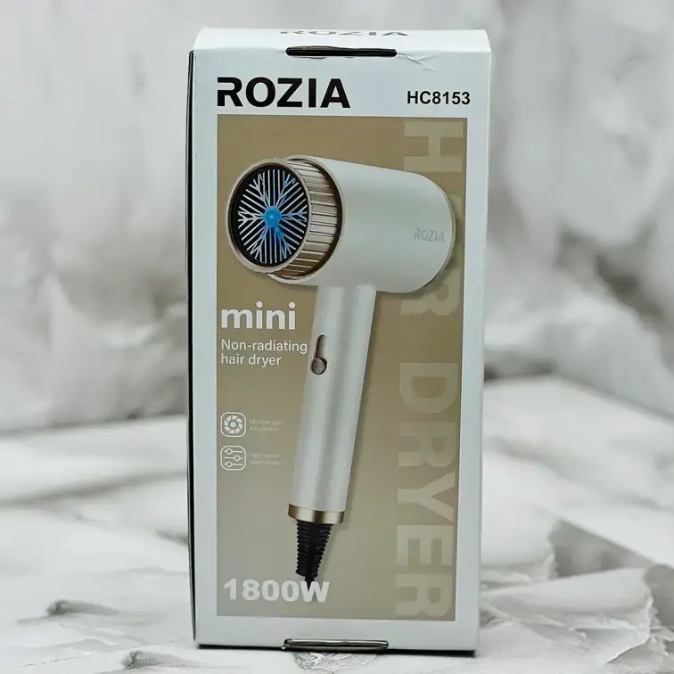 سشوار مسافرتی 1800 وات روزیا مدل Travel hair dryer 1800 watts Rosia model .