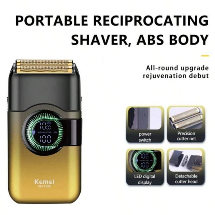 ماشین اصلاح کیمی مدل KM-T389 ضد آب