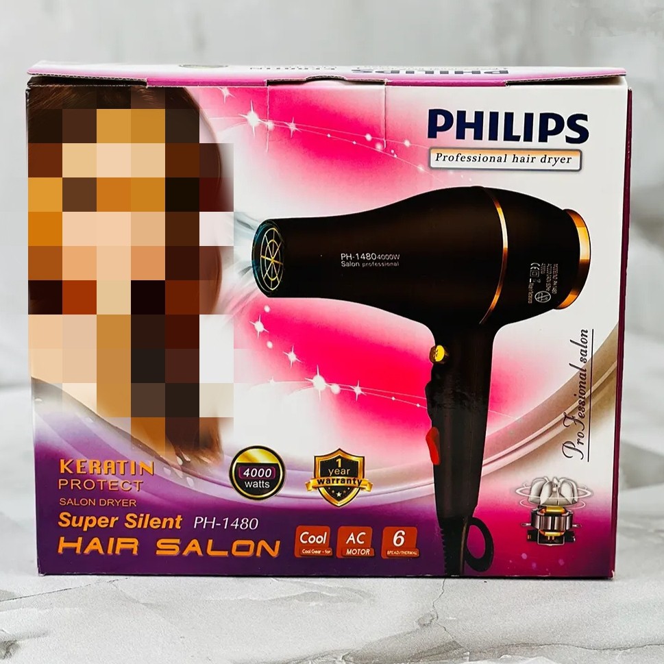 سشوار فیلیپس 4000وات مدل PH-1480 اصلی