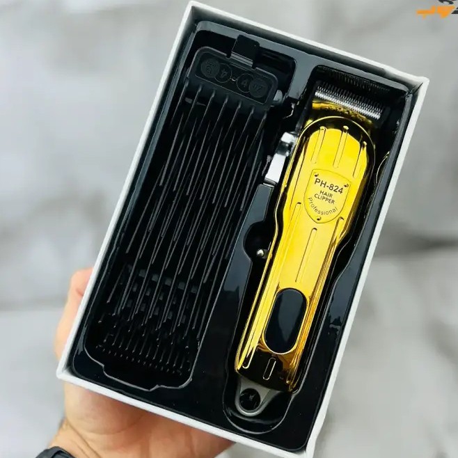 ماشین اصلاح فیلیپس مدل PH-824 جنس تیغه استیل ضد زنگ منبع تغذیه باتری قابل شارژ