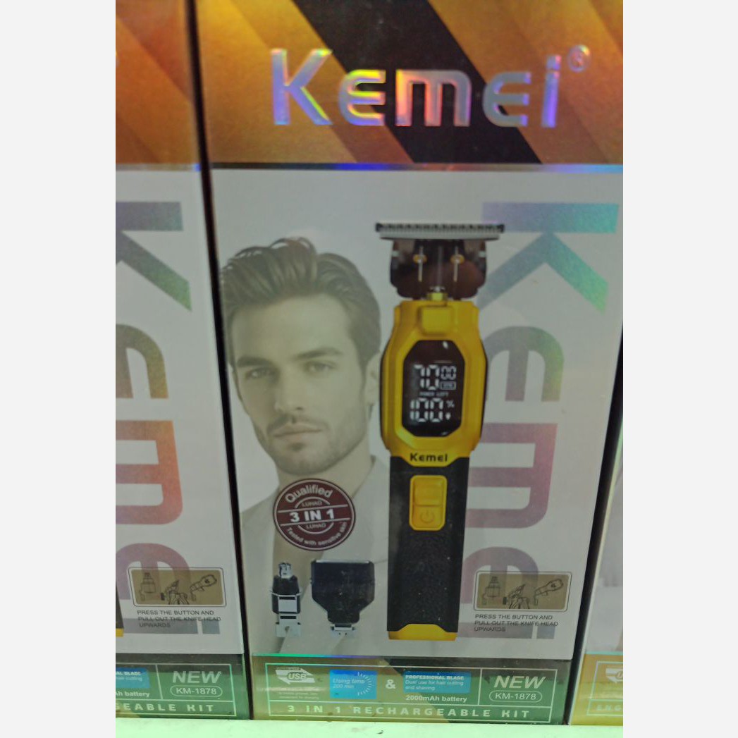 ماشین اصلاح موی سر و صورت کیمی مدل Kemei Km-1878