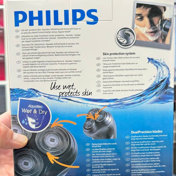 ریش تراش سه تیغ فیلیپس philips مدل AT899..