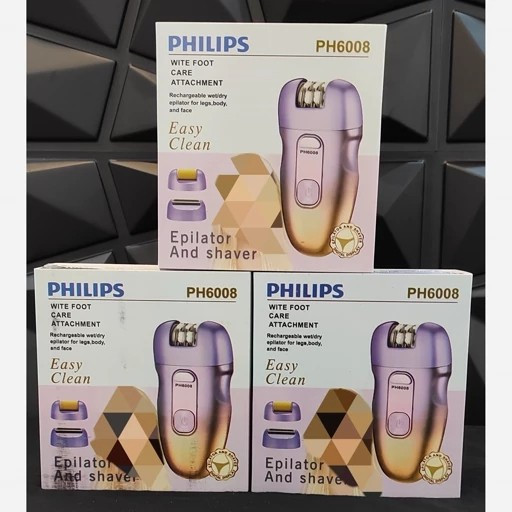 اپیلاتور و شیور 3 کاره فیلیپس مدل PH6008 کارایی دستگاه 3 کاره (اپیلاتور، شیور، سنگ پا