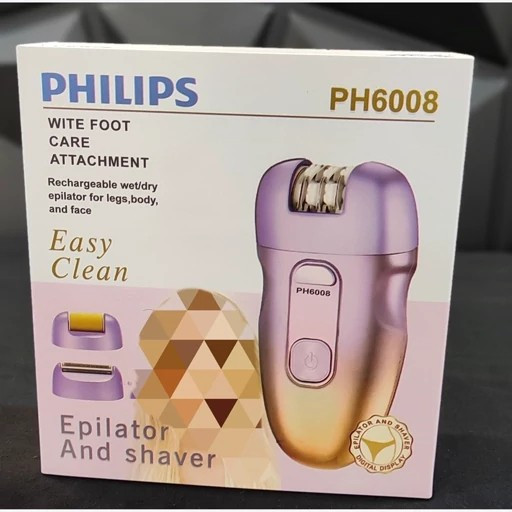 اپیلاتور و شیور 3 کاره فیلیپس مدل PH6008 کارایی دستگاه 3 کاره (اپیلاتور، شیور، سنگ پا