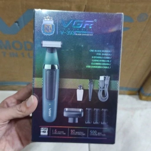 ماشین اصلاح موی صورت و بدن وی جی آر مدل V-393