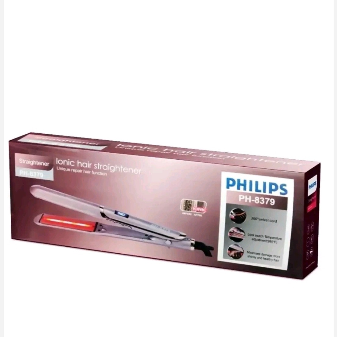 اتو مو حرفه ای فیلیپس مدل Philips PH-8379 اورجینال ساخت هلند