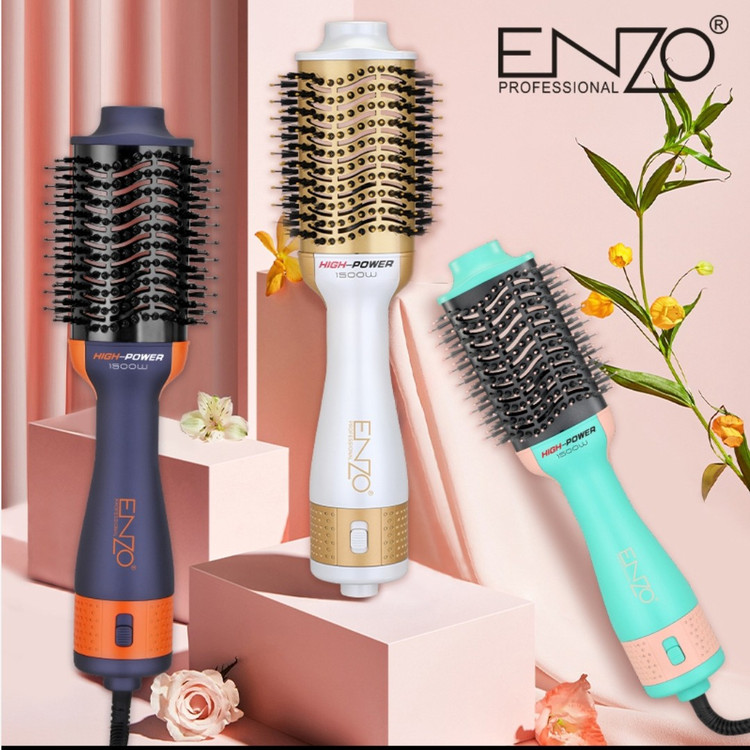 برس سشوارحرفه ای ENZO مدل 2025 در سه رنگ مختلف