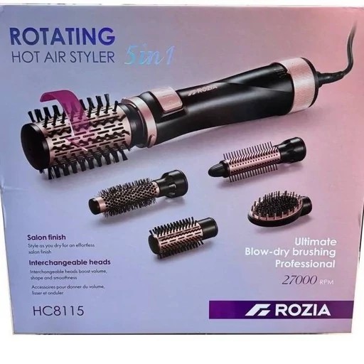 سشوار چرخشی 5 کاره روزیا HC8115جدید