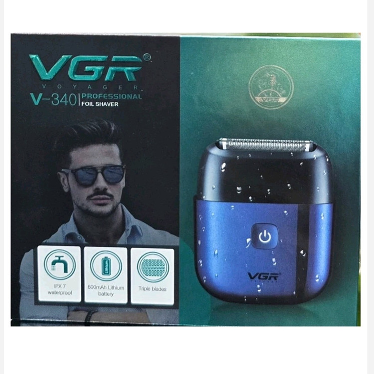 شیور حرفه ای ضدآب وی جی آر مدل VGR V-340 ریش تراش ماشین اصلاح صفر زن خط زن