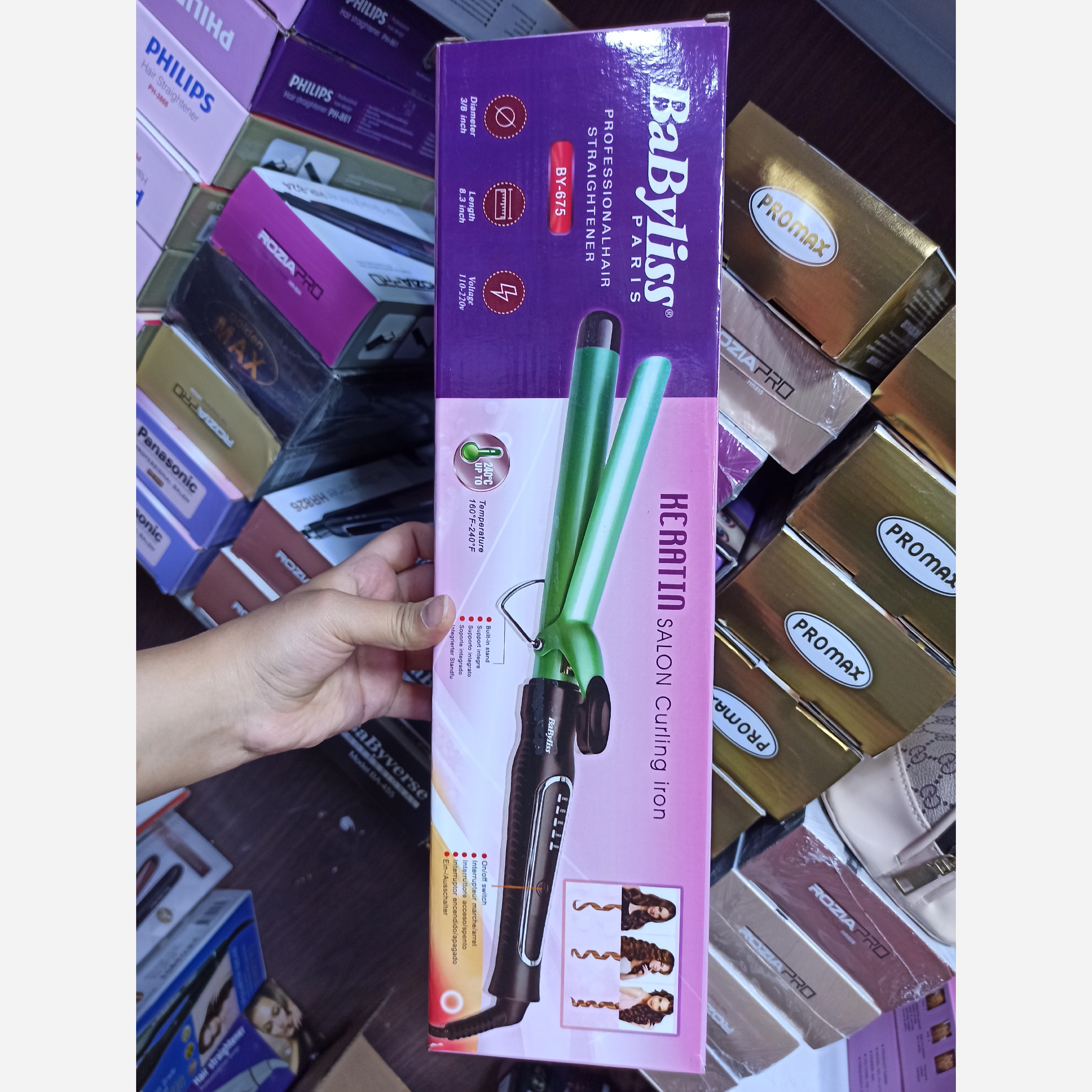 فرکننده بابلیس سایز 25 اورجینال مارک بابلیس BaByliss PROFESSIONAL NEW