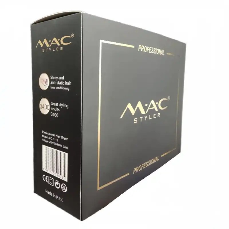 سشوار حرفه ای مارک mac stylerموتور سنگین AC اورجینال و اصلی