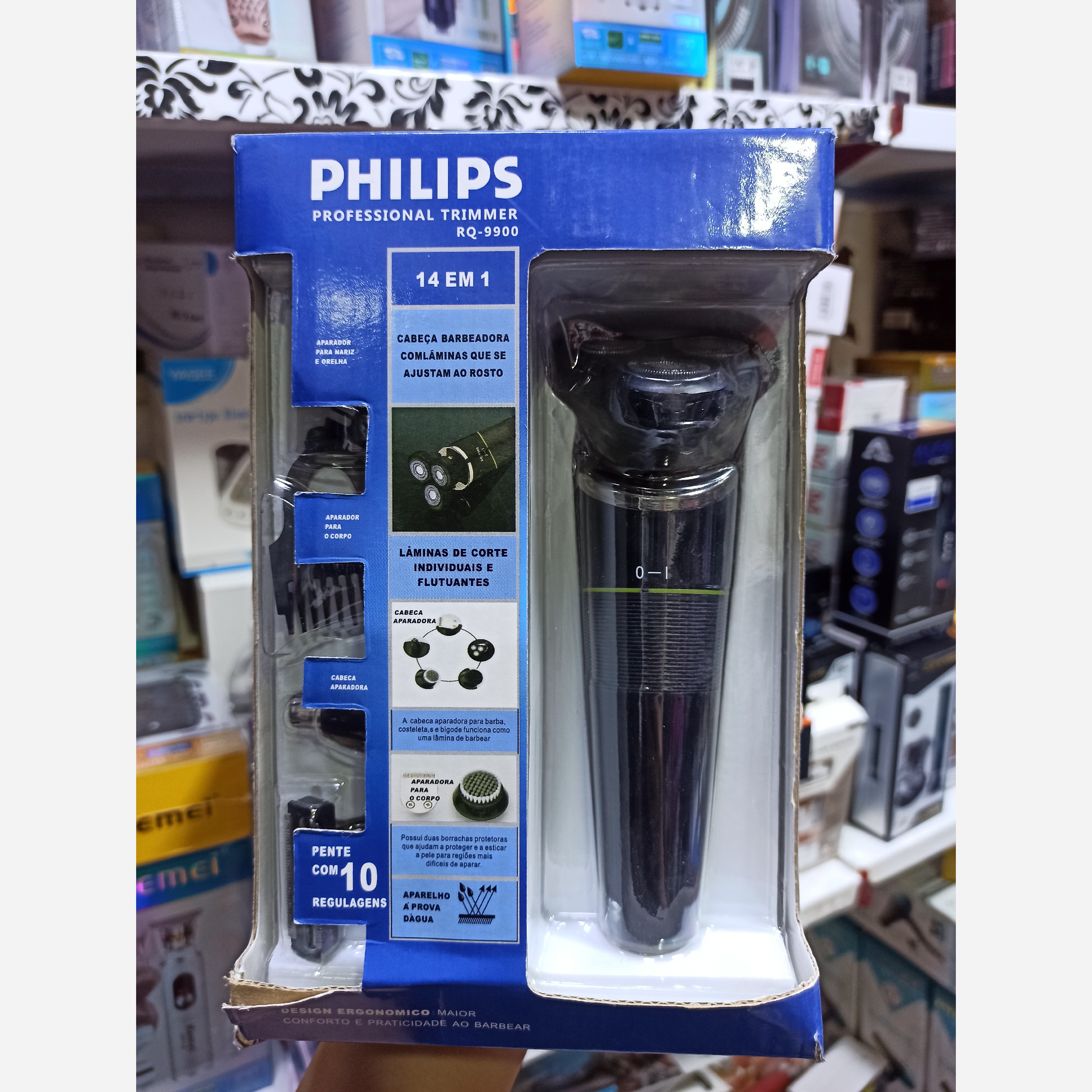 سه تیغ فیلیپس حرفه ای 5 کاره مدل RQ-9900 ا PHILIPS RQ-9900