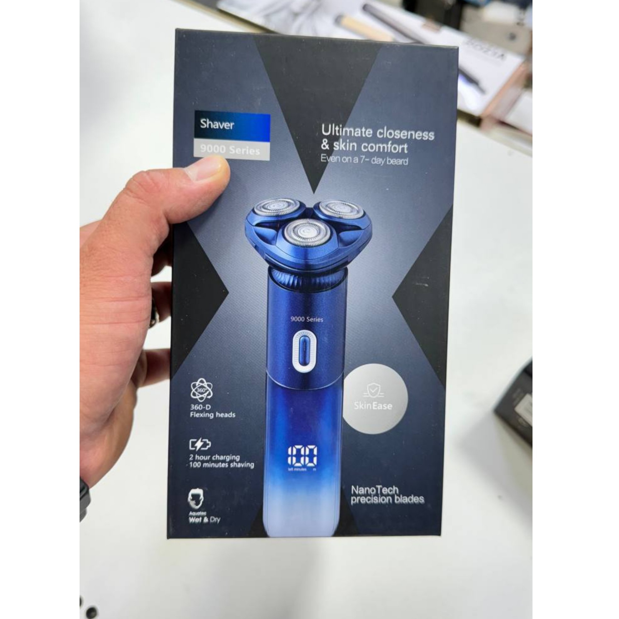 ماشین اصلاح فیلیپس اصلی ساخت هلند سری 9000 مدل S9647 اصلی