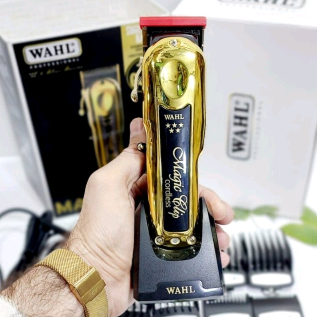 ست ماشین اصلاح مجیک کلیپ گلد سفارش آمریکا وخط زن دیتیلر شارژی سفارش آمریکا جزو برترین برند های دنیا اورجینال