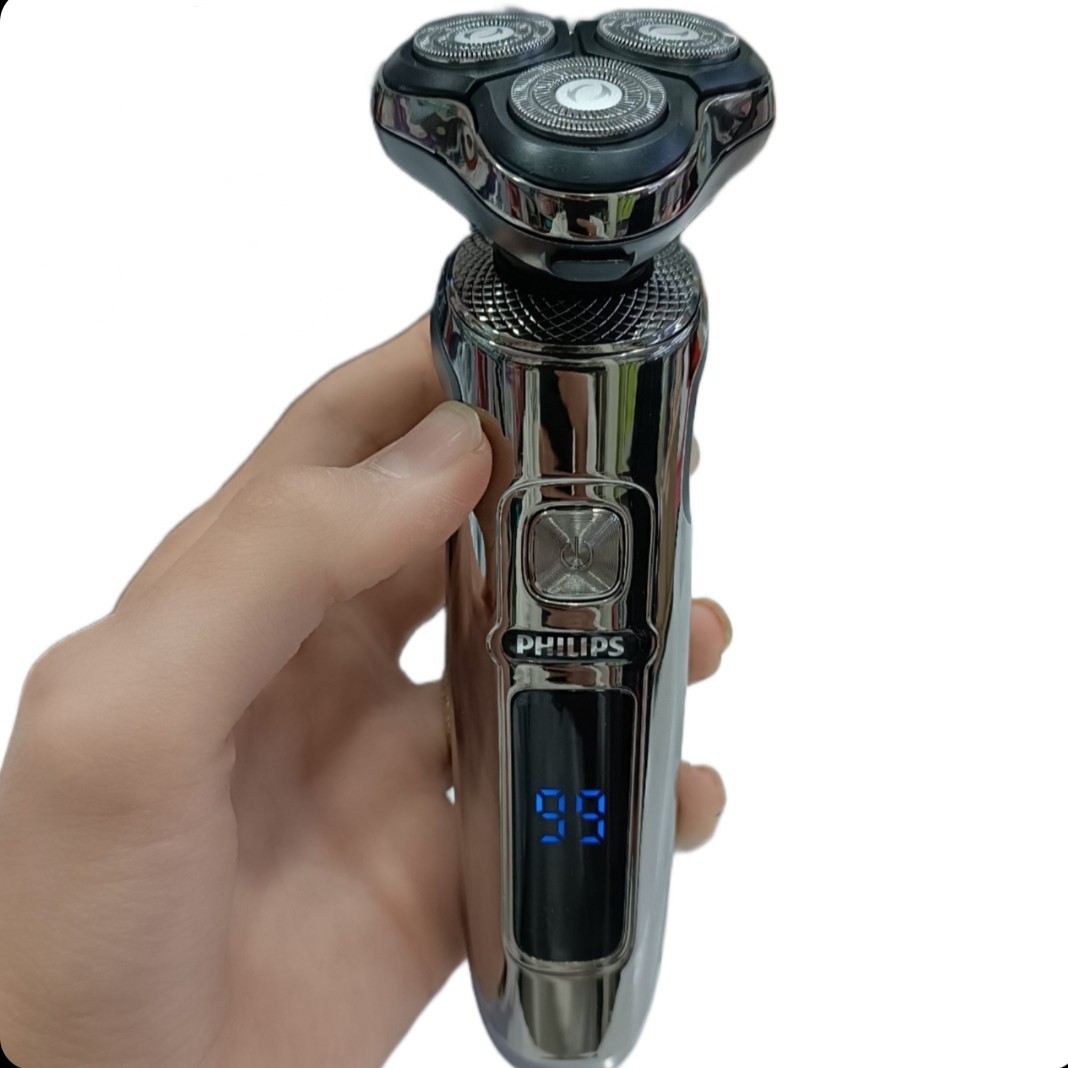 ماشین اصلاح سه تیغ فیلیپس مدل SP 9800 اصلی اورجینال فوق هوشمند چهار کاره دیجیتالی