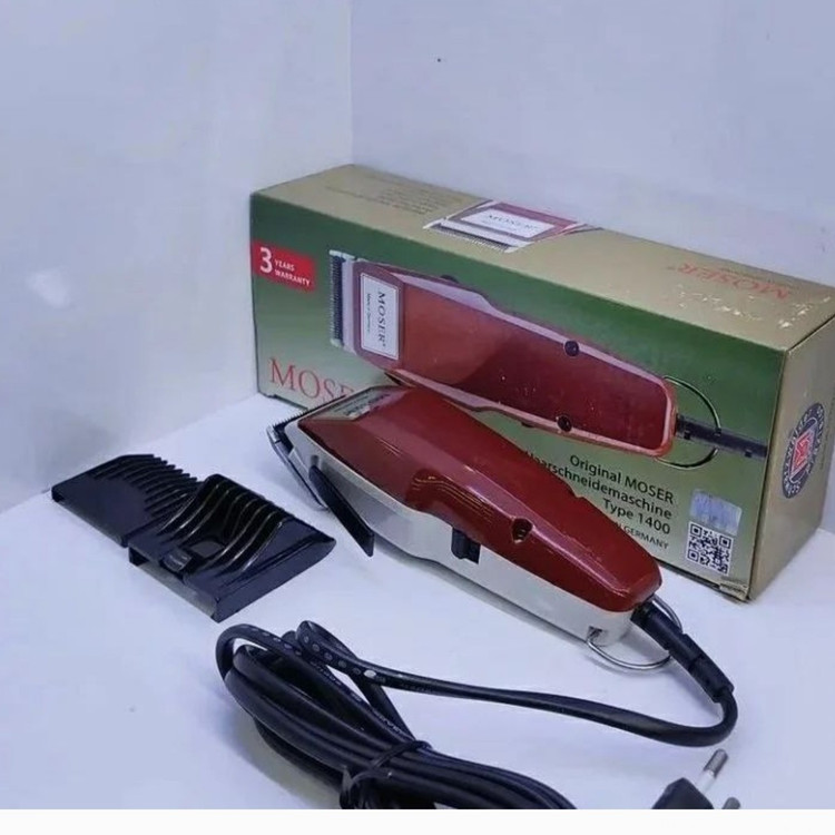 ماشین حجم زن موزر اصل و اورجینال شرکت قدرت متور 1400 هفت دنده تیغ برش داده شده کم صدا و پر قدرت