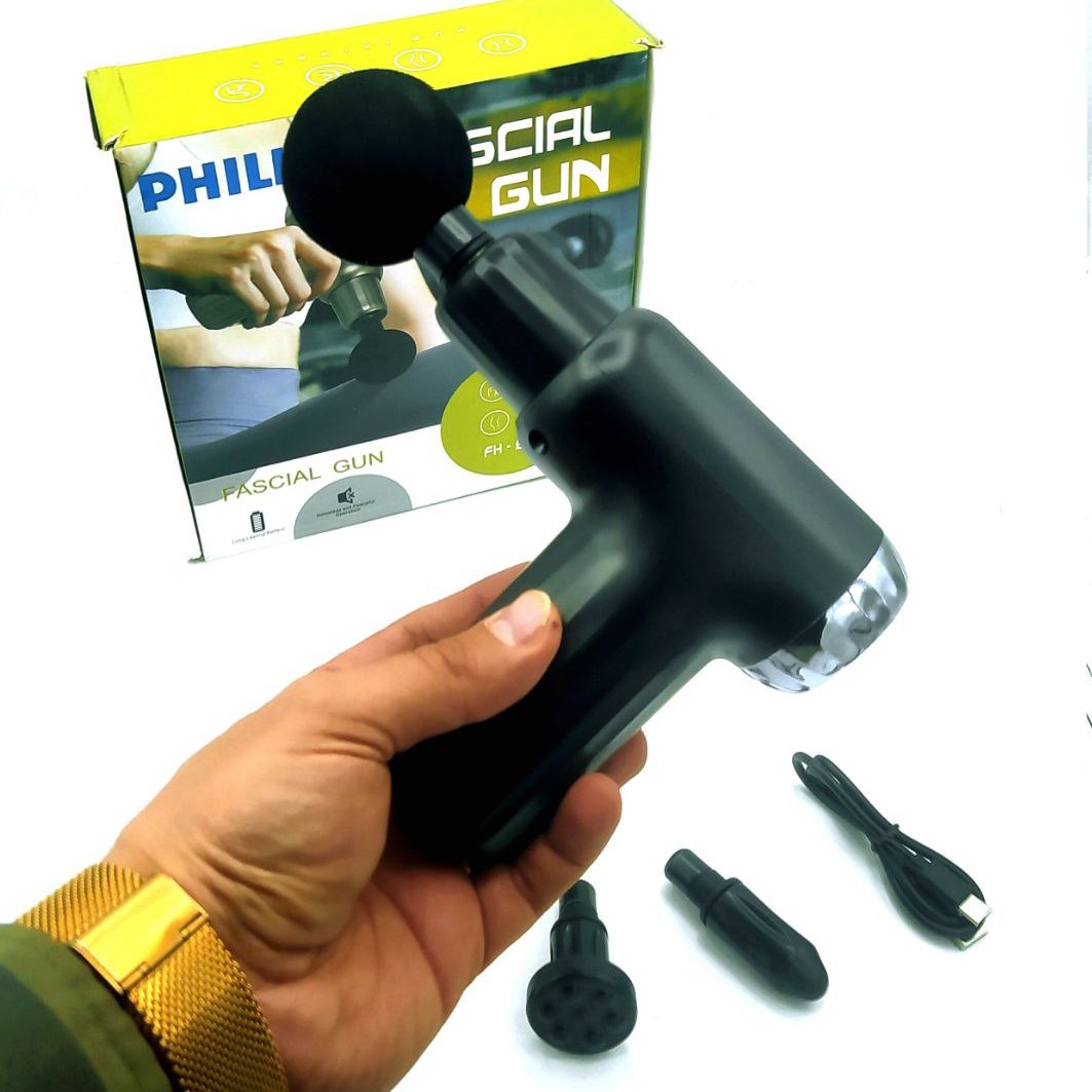 ماساژور تفنگی شارژی فیشیال گان مدل FASCIAL GUN FH820